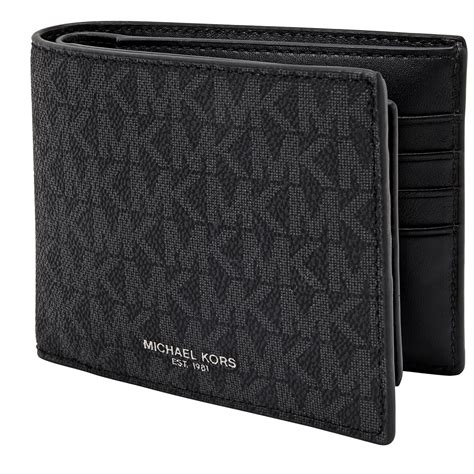 michael kors black wallet men's.